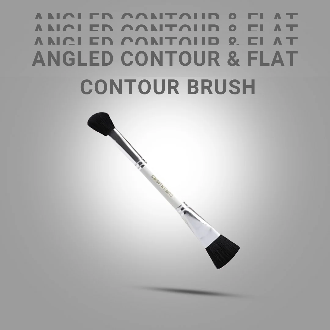 CUFFS N LASHES Double Duty Flat & Angled Contour Brush - DD02 - Image 2