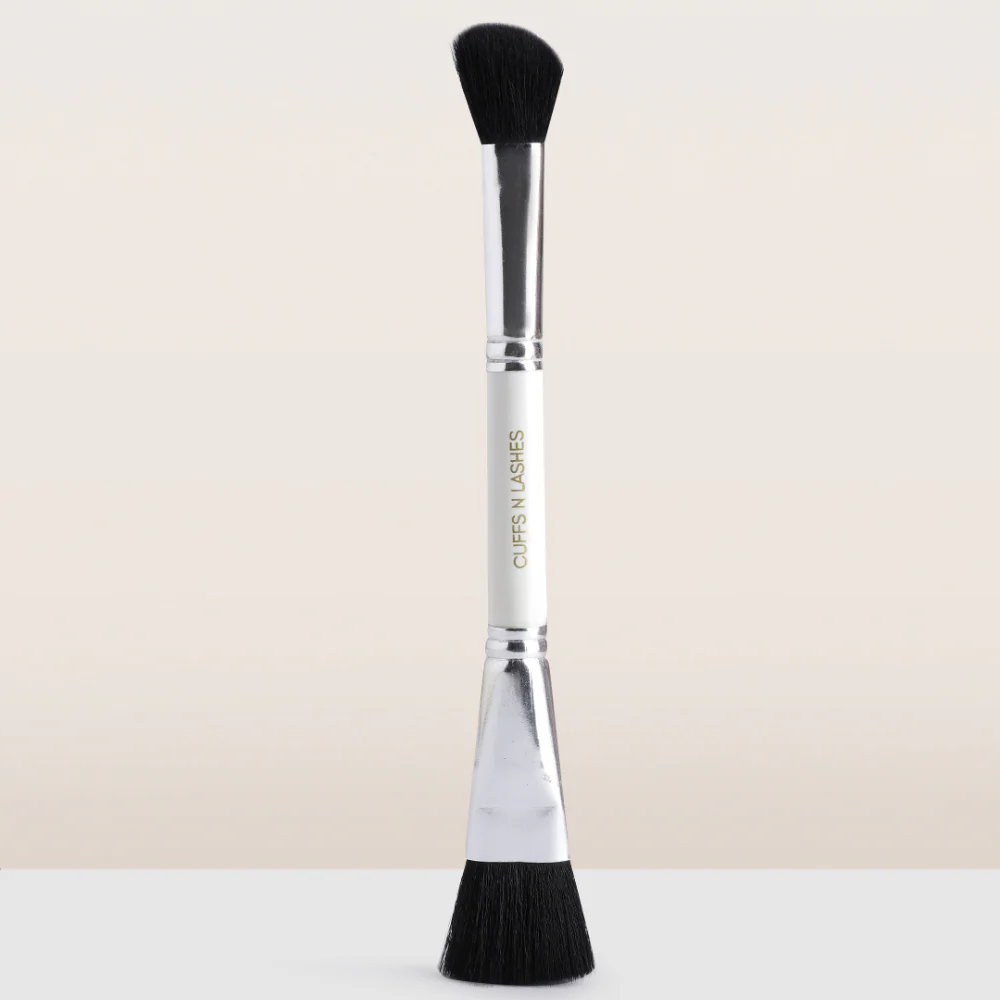 CUFFS N LASHES Double Duty Flat & Angled Contour Brush - DD02 - Image 6