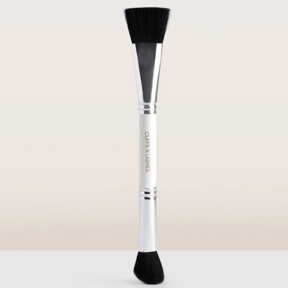 CUFFS N LASHES Double Duty Flat & Angled Contour Brush - DD02 - Image 7