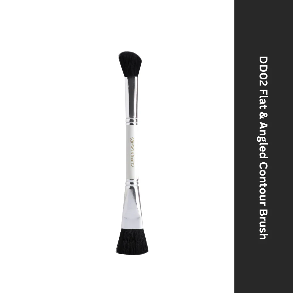 CUFFS N LASHES Double Duty Flat & Angled Contour Brush - DD02 - Image 8