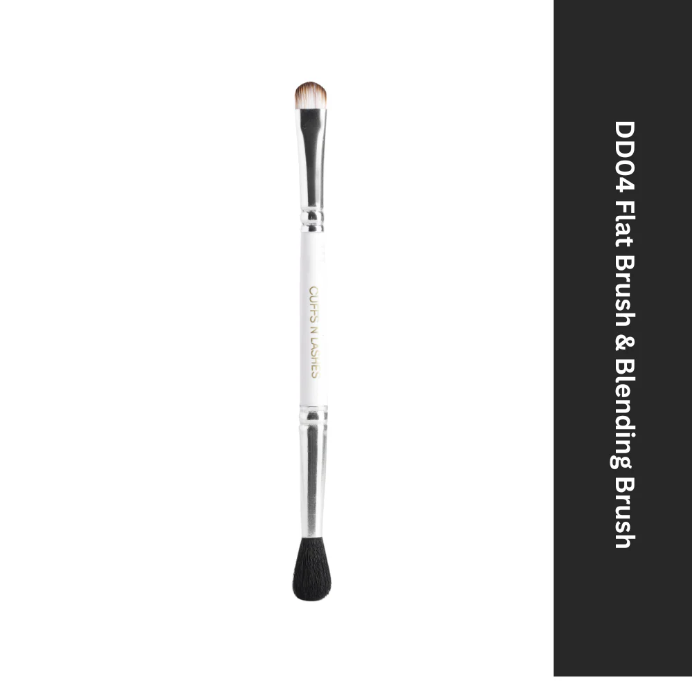 CUFFS N LASHES Double Duty Small Flat Brush & Fluppy Blending Brush - DD06 - Image 8