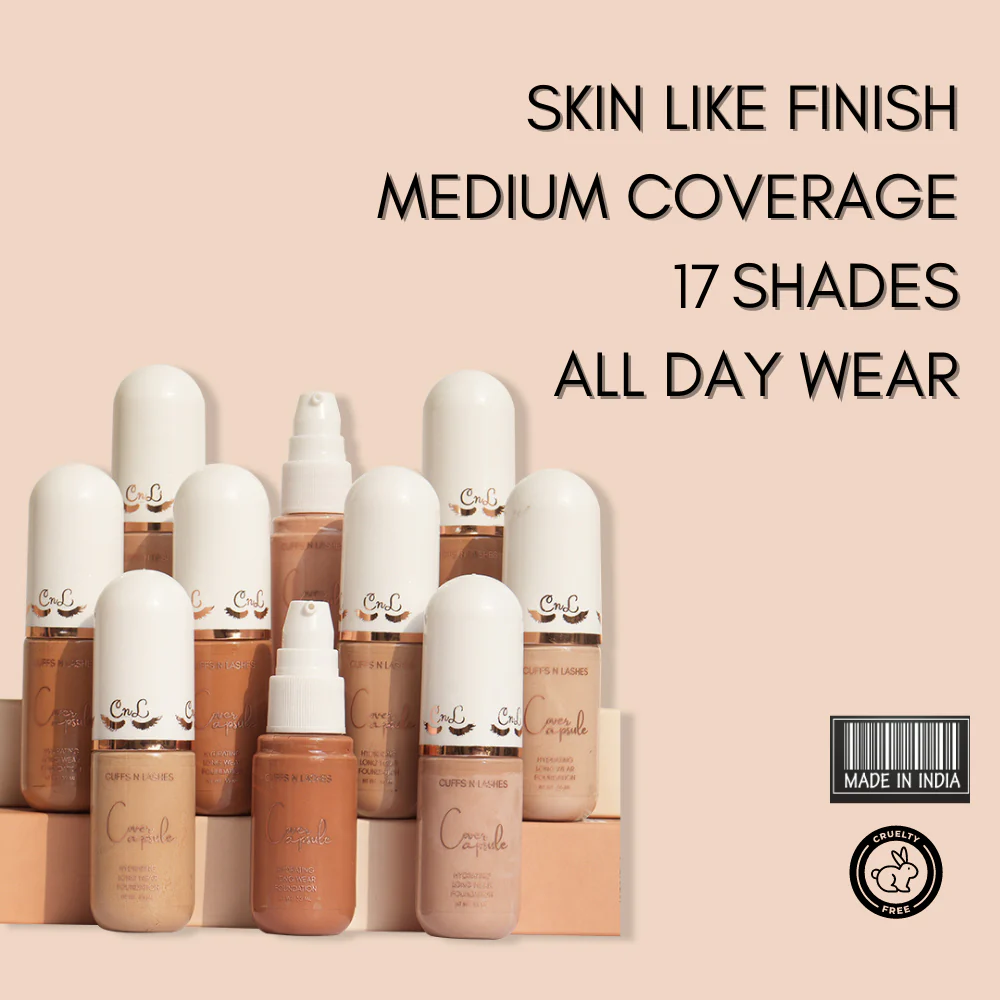 Cuffs N Lashes Cover Capsule Hydrating Foundation - Image 4