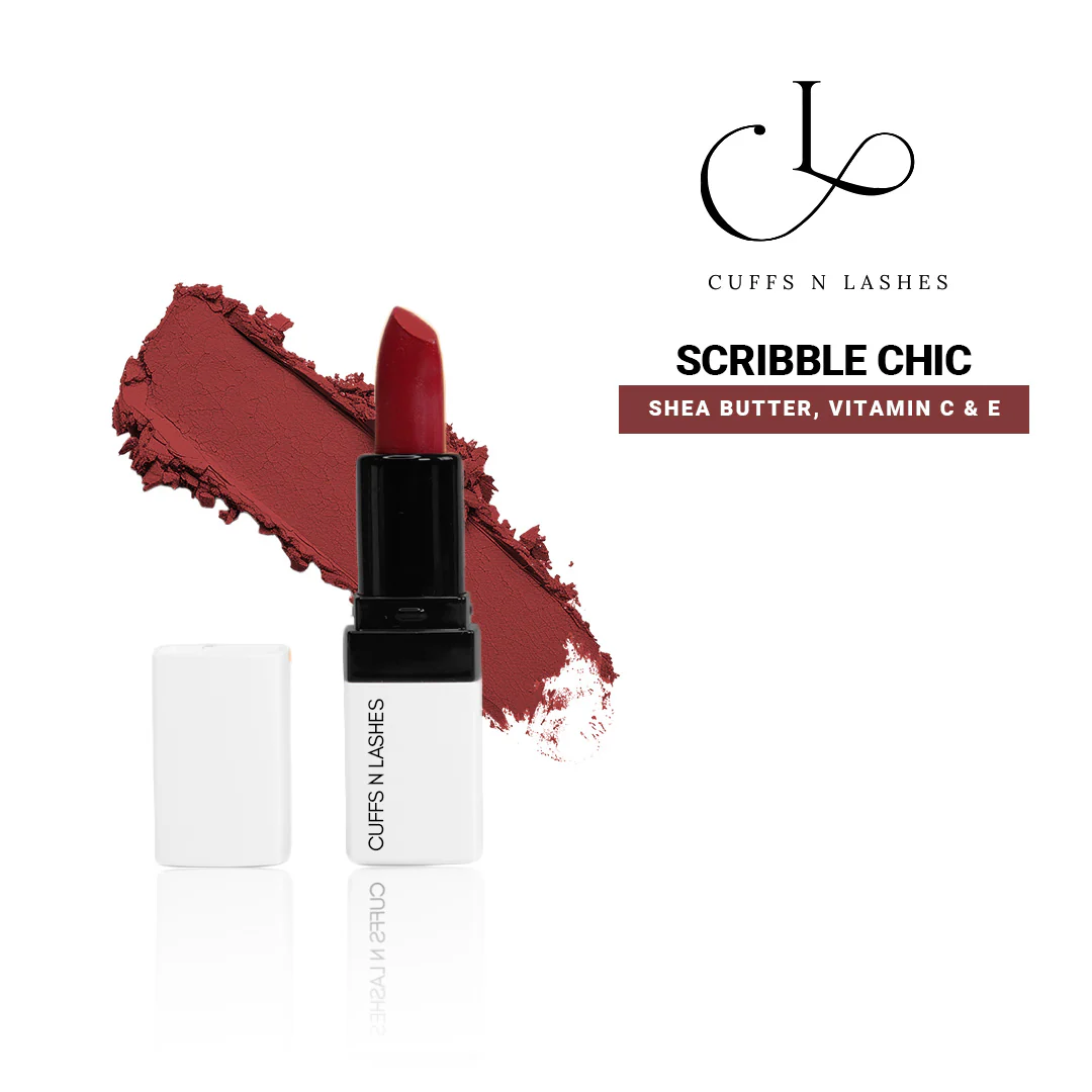 Cuffs N Lashes Doodle Lips Mini Creamy Matte Lipsticks - Image 10