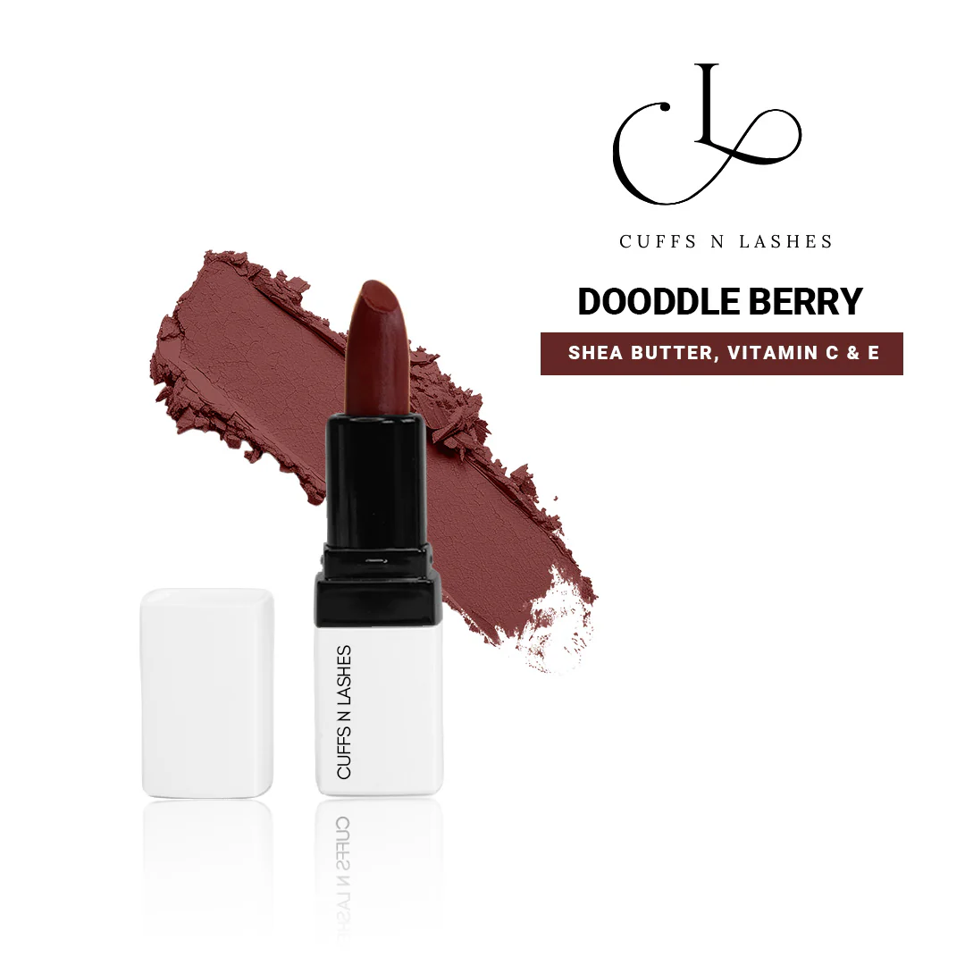 Cuffs N Lashes Doodle Lips Mini Creamy Matte Lipsticks - Image 12