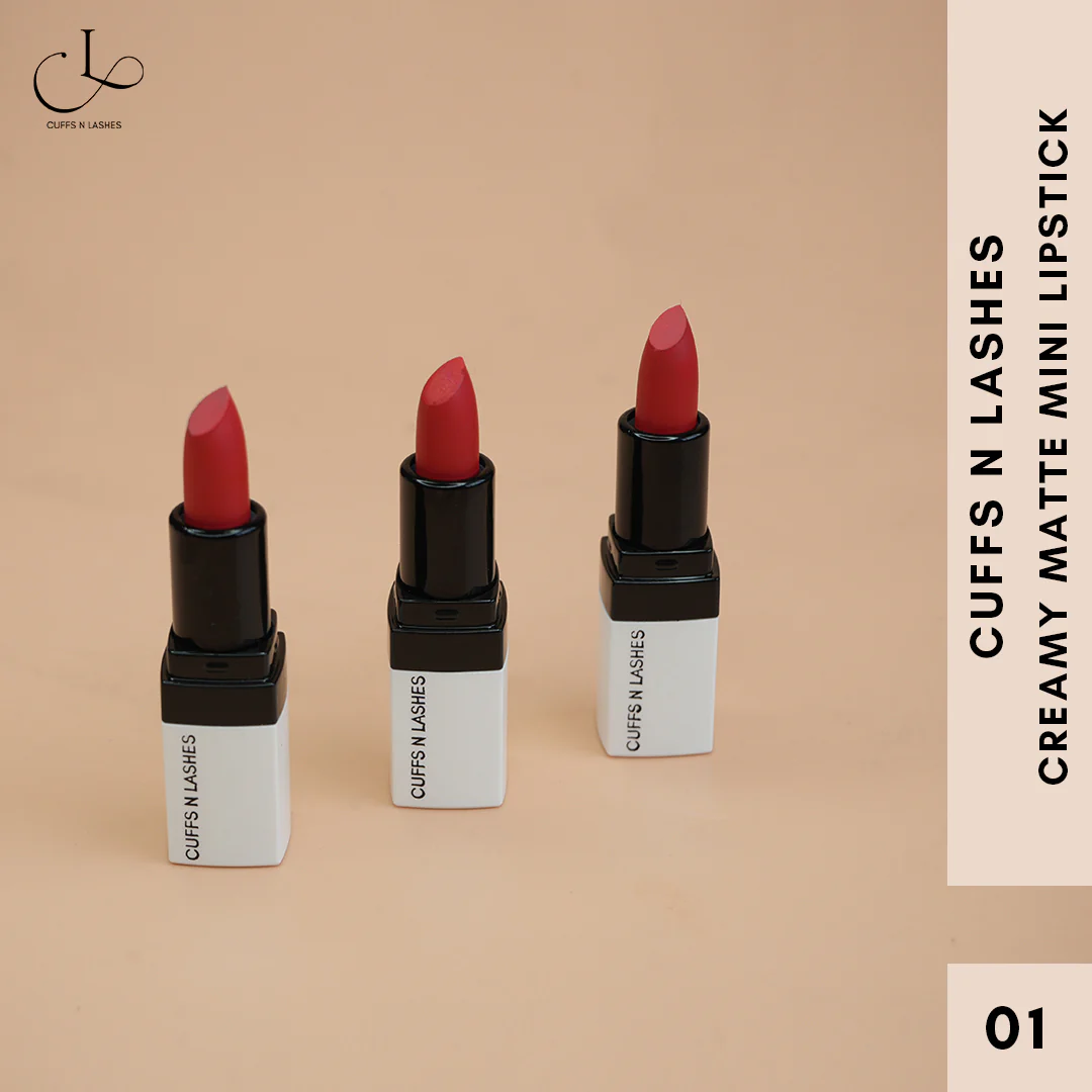 Cuffs N Lashes Doodle Lips Mini Creamy Matte Lipsticks (Set of 3) - Image 13