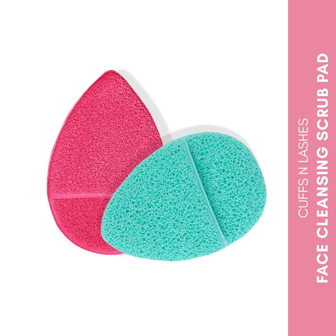 Cuffs N Lashes Face Cleansing Scrub Pad (2pcs) - Image 3