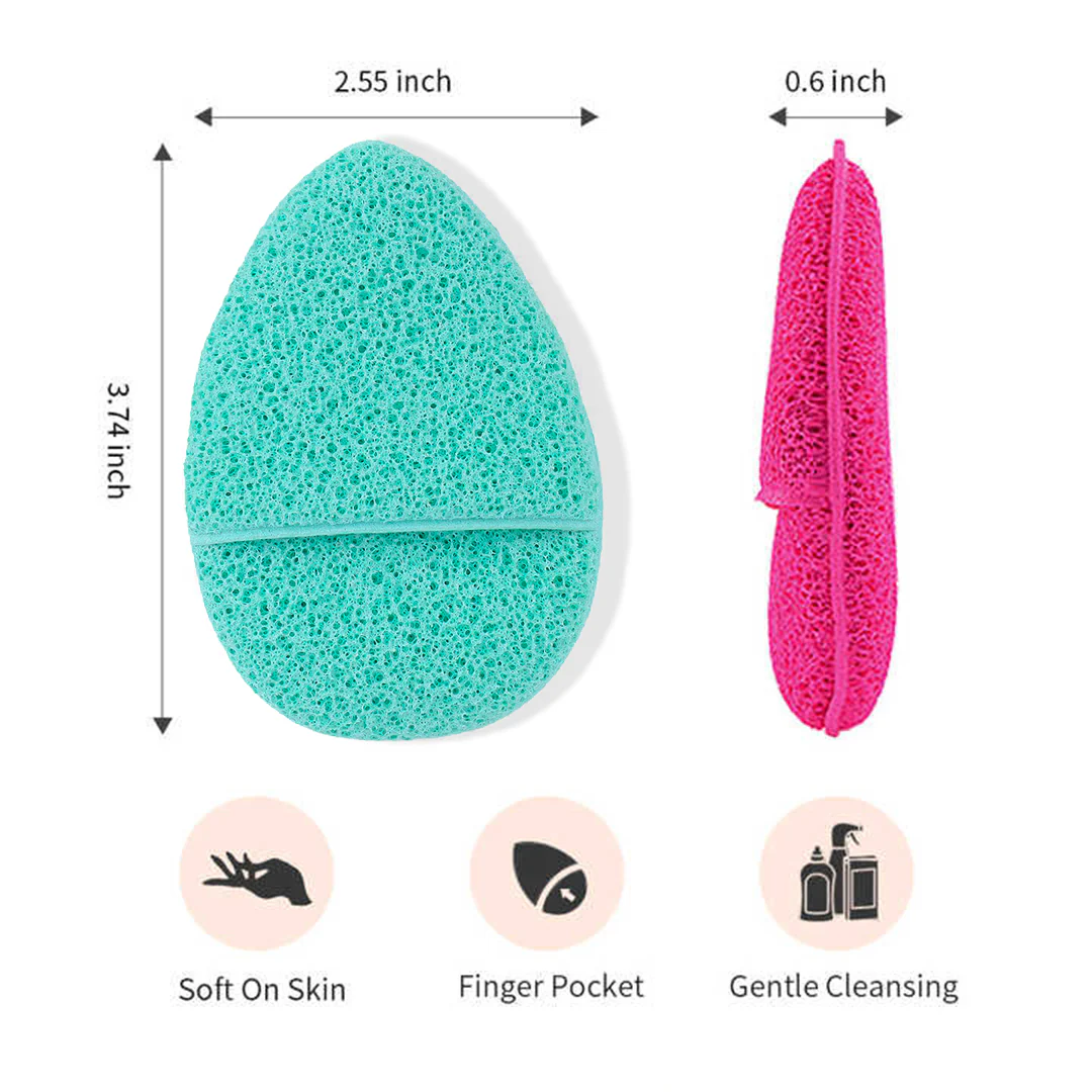 Cuffs N Lashes Face Cleansing Scrub Pad (2pcs) - Image 4