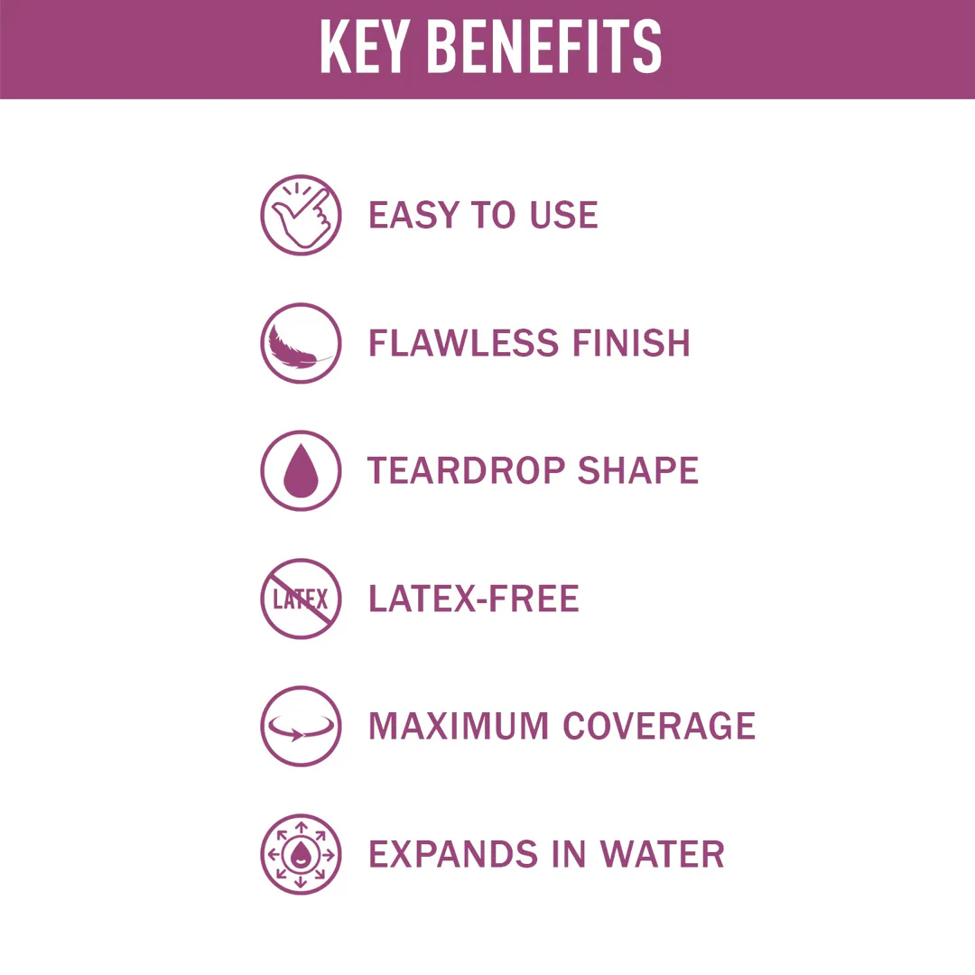 Cuffs N Lashes Makeup Blender/Sponge Fruit Series - Pear - Image 5