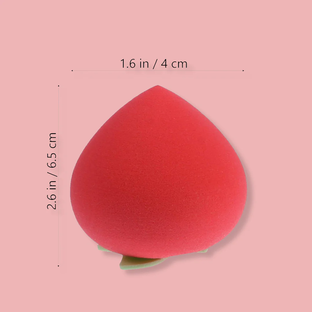Cuffs N Lashes Makeup Blender/Sponge Fruit Series - Strawberry - Image 3