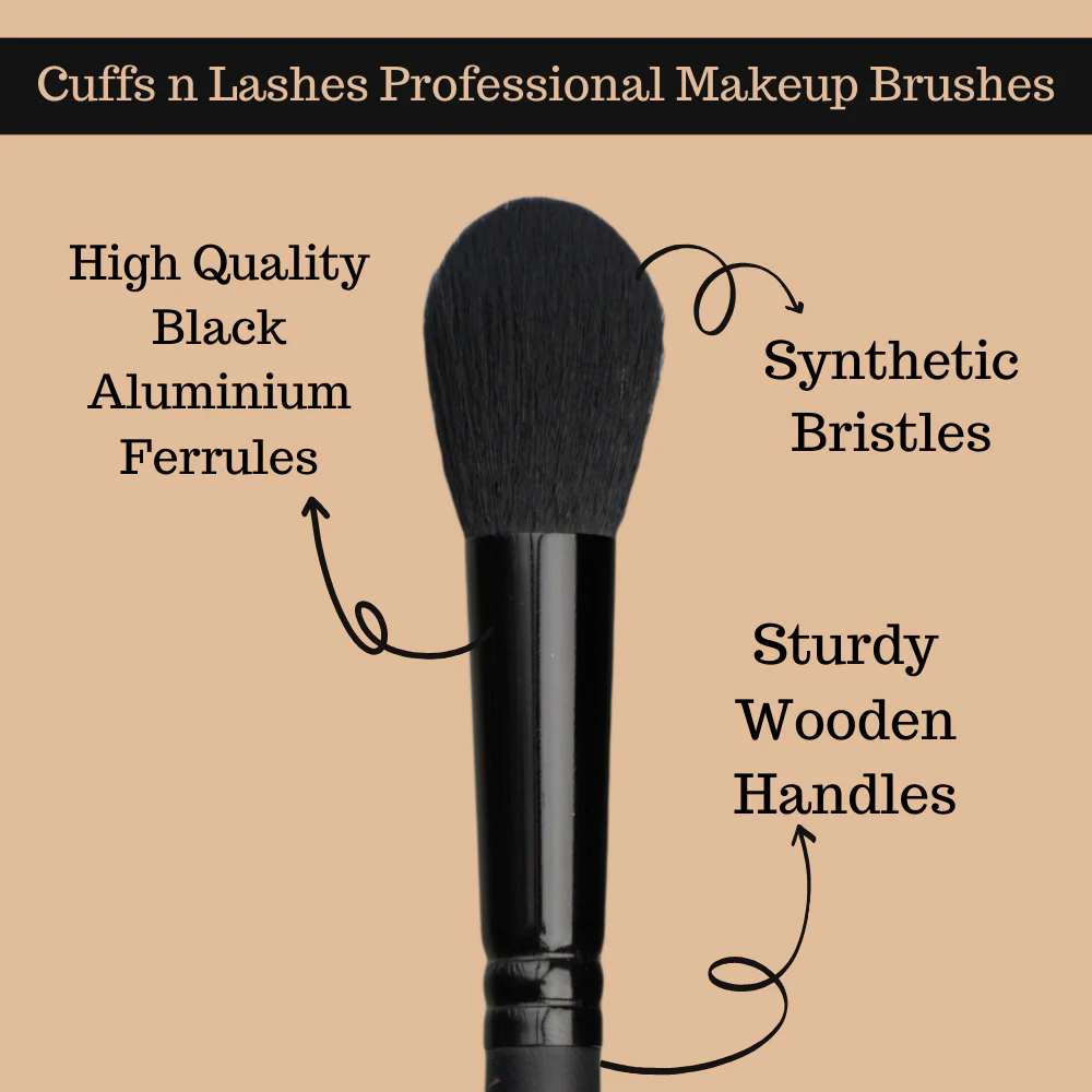 Cuffs N Lashes Makeup Brushes, F015 Small Blush/powder Brush - Image 5