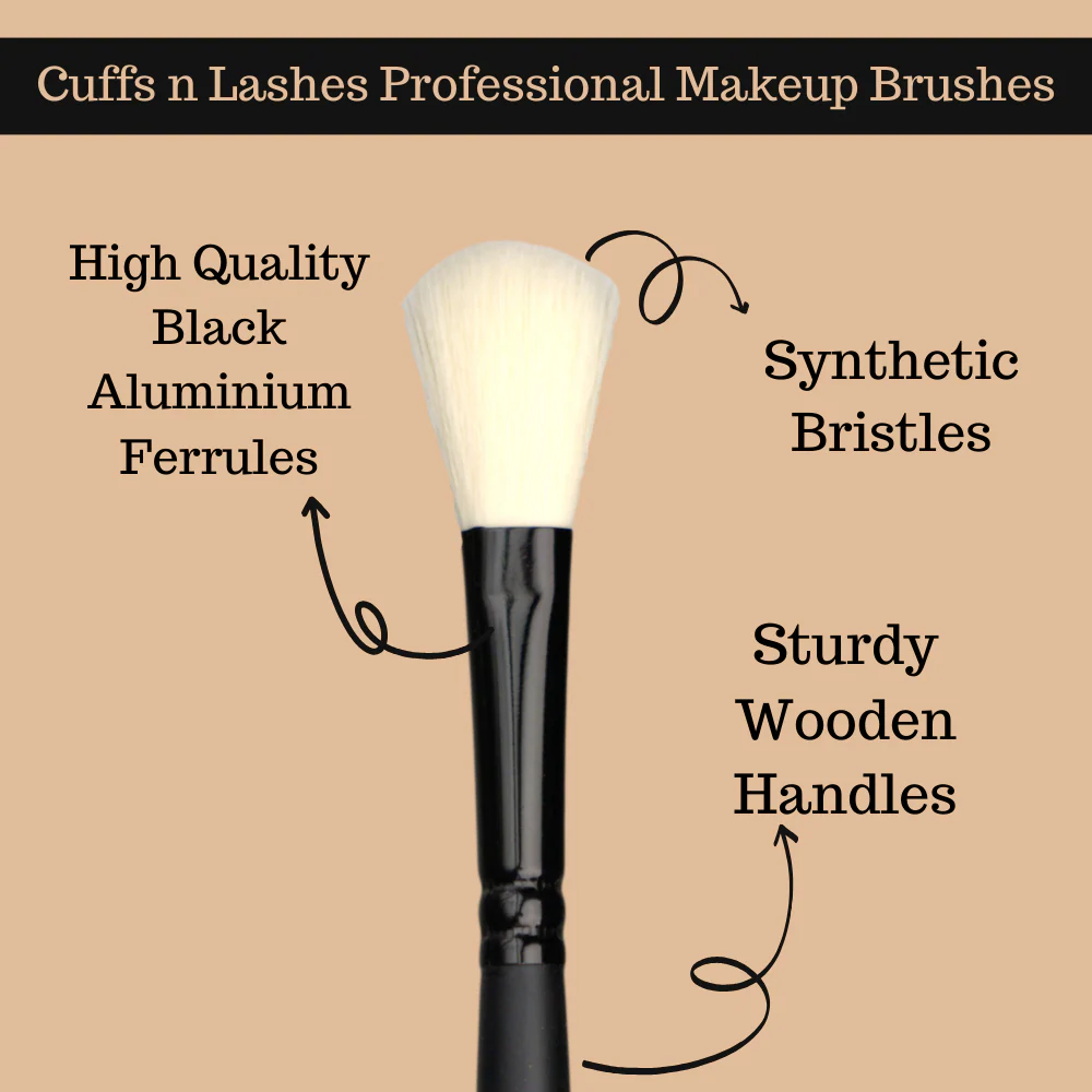 Cuffs N Lashes Makup Brush, F023 Highlighter Brush - Image 4