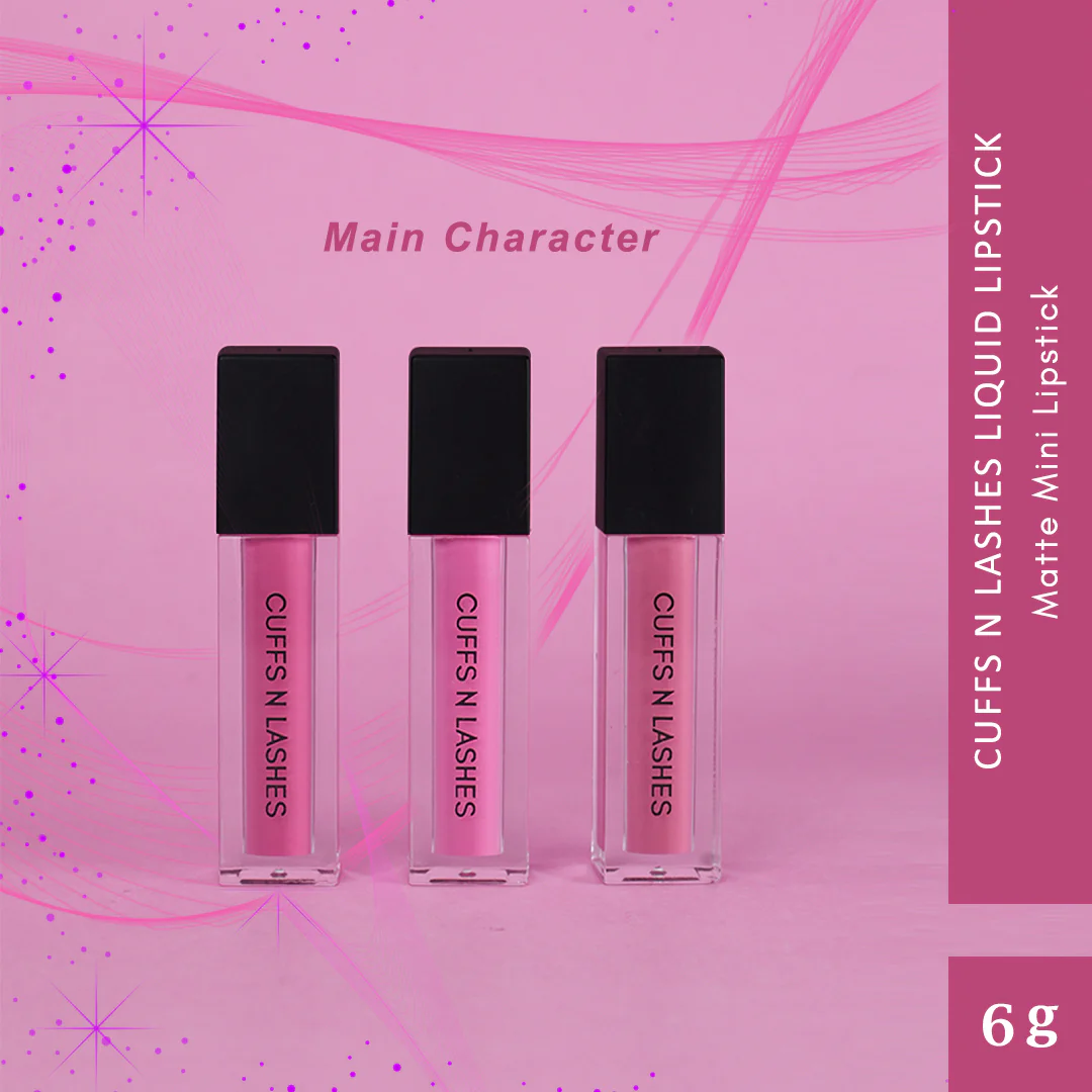 Cuffs N Lashes Matte Mini Liquid Lipstick (Set of 3) - Image 10