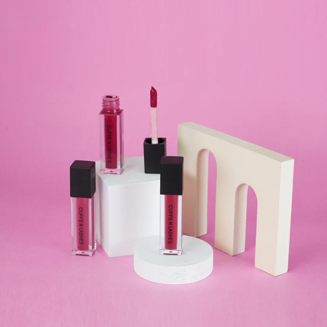 Cuffs N Lashes Matte Mini Liquid Lipstick (Set of 3) - Image 3
