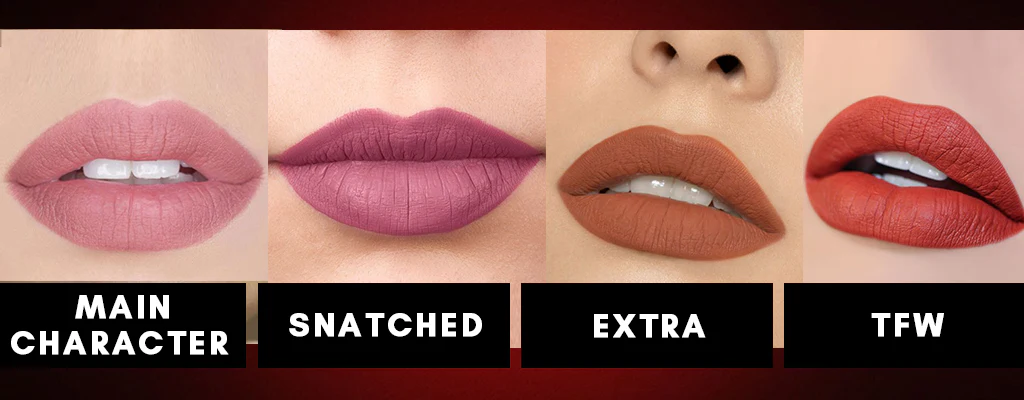 Cuffs N Lashes Matte Mini Liquid Lipstick (Set of 3) - Image 6