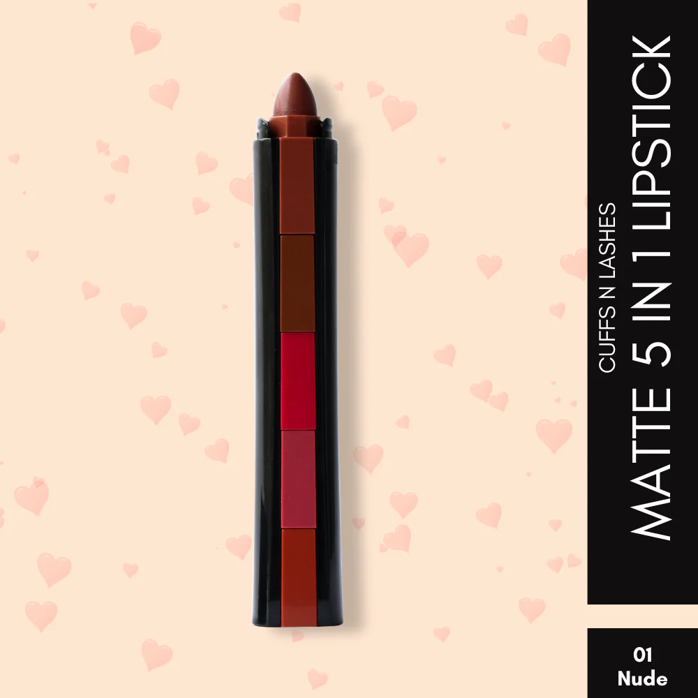 Cuffs N Lashes Penta 5in1 Matte Lipstick - Image 5