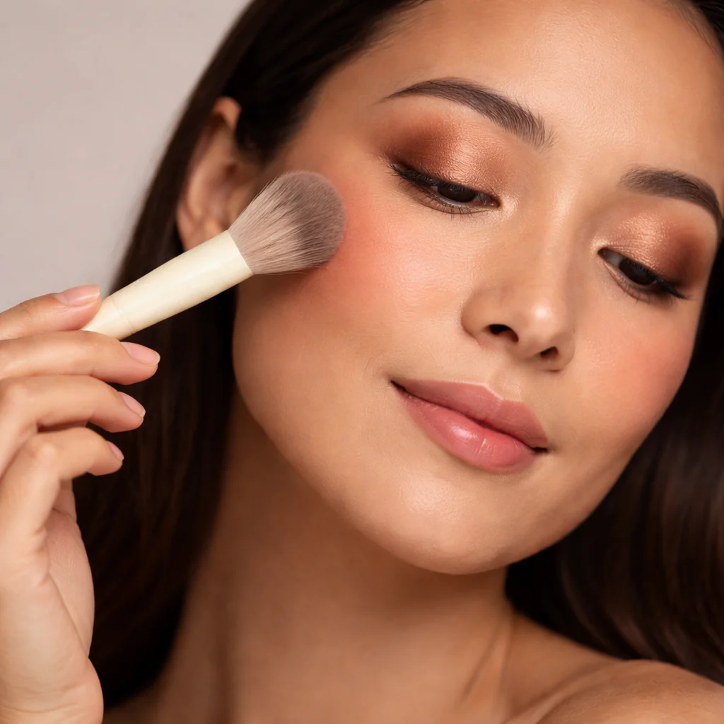 Cuffs n Lashes Pro Makeup Brush – Blush Brush - Image 5