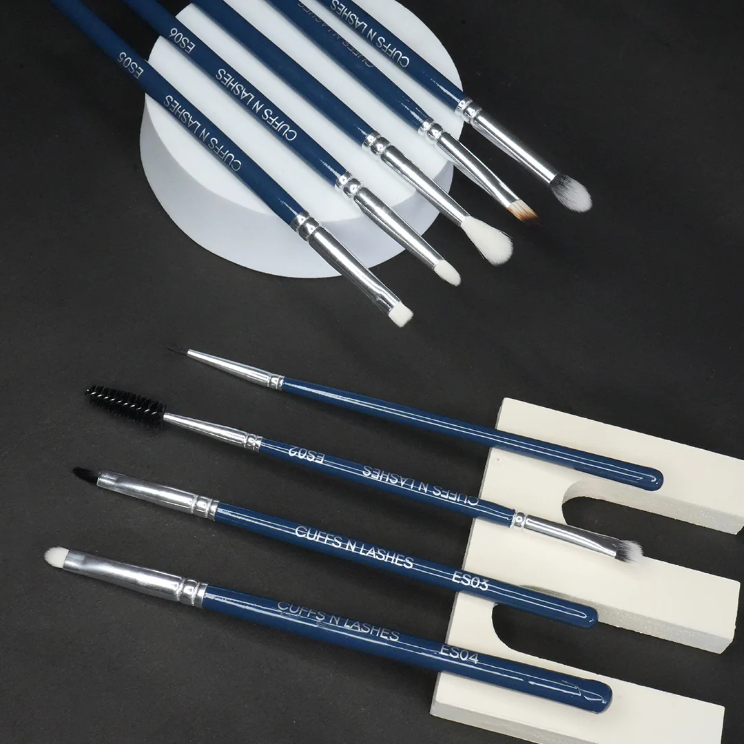 Cuffs N Lashes, The ULTIMATE Eye Brush set, Set of 9(A) - Image 4