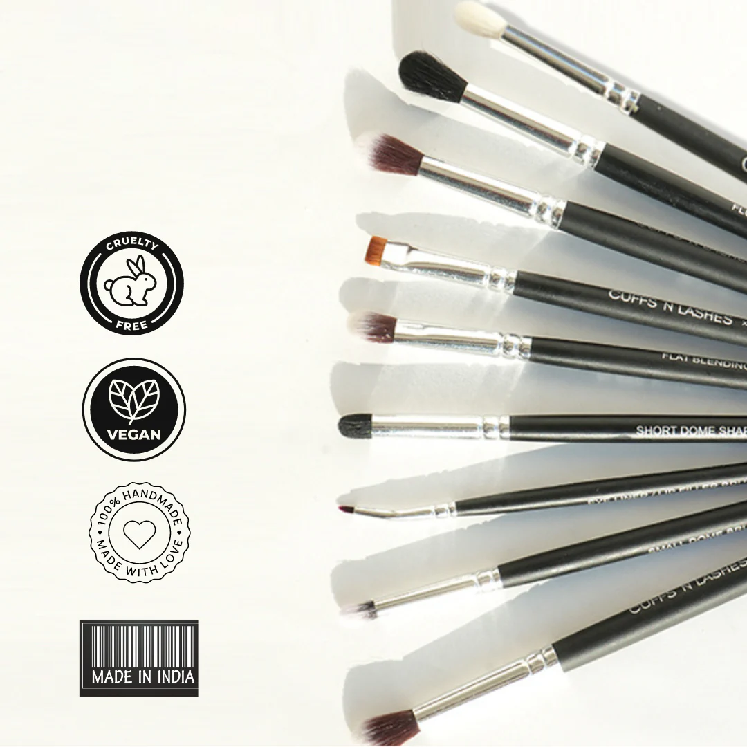Cuffs N Lashes X ShyStyles Brush Set Of 9 - Image 4