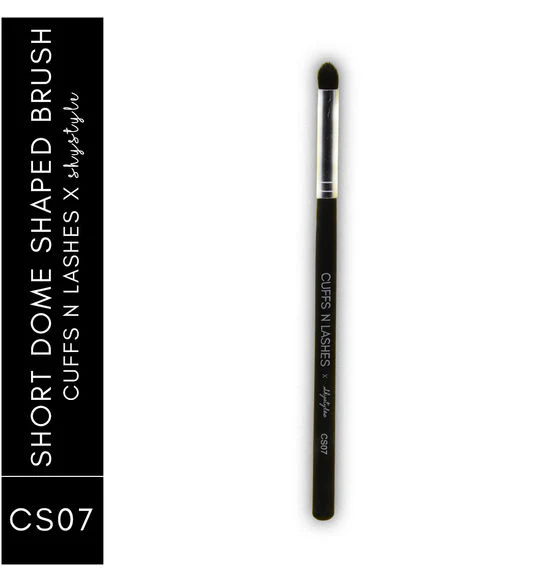 Cuffs N Lashes X Shystyles Makeup Brush - CS 07 Short Dome Shaped Brush - Image 2