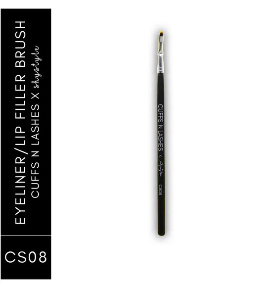 Cuffs N Lashes X Shystyles Makeup Brush - CS 08 Eyeliner/ Lip Filler Brush - Image 2