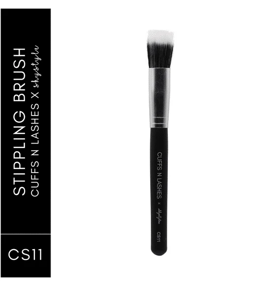 Cuffs N Lashes X Shystyles Makeup Brush - CS 011 Stippling Brush - Image 2