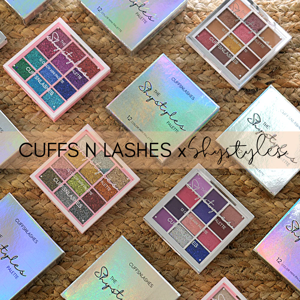 Cuffs n Lashes x ShyStyles 12 Color Mini Palette - Image 3