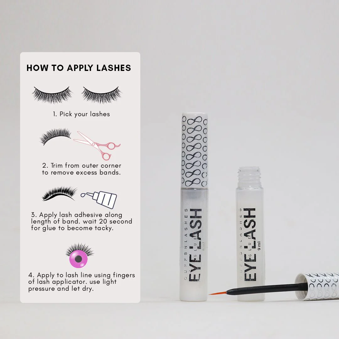 Cuffs N Lashes Eyelash Glue (9 ml) - Image 8