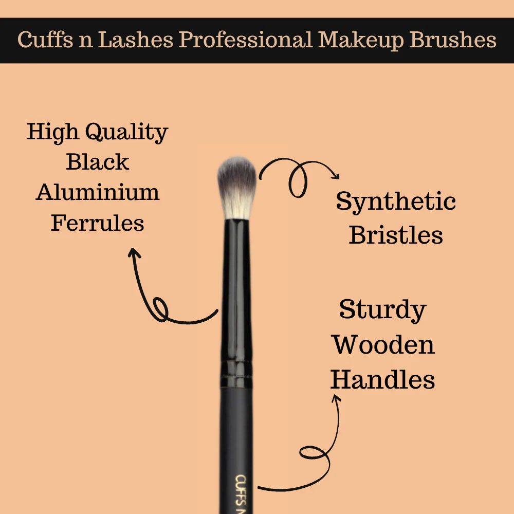 Cuffsnlashes Makeup Brushes E005 Blending Brush - Image 3