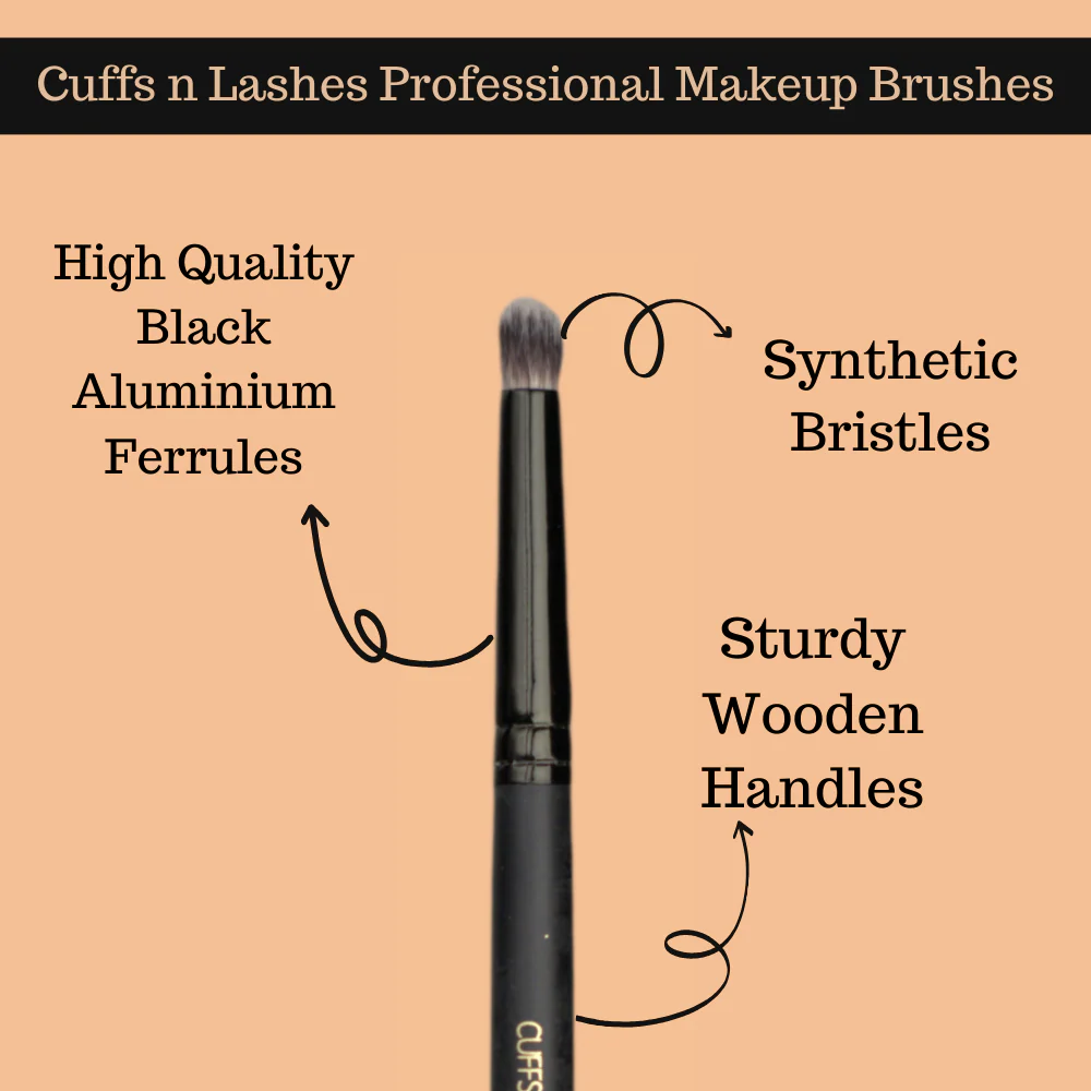 Cuffsnlashes Makeup Brushes E007 Dome Brush - Image 4