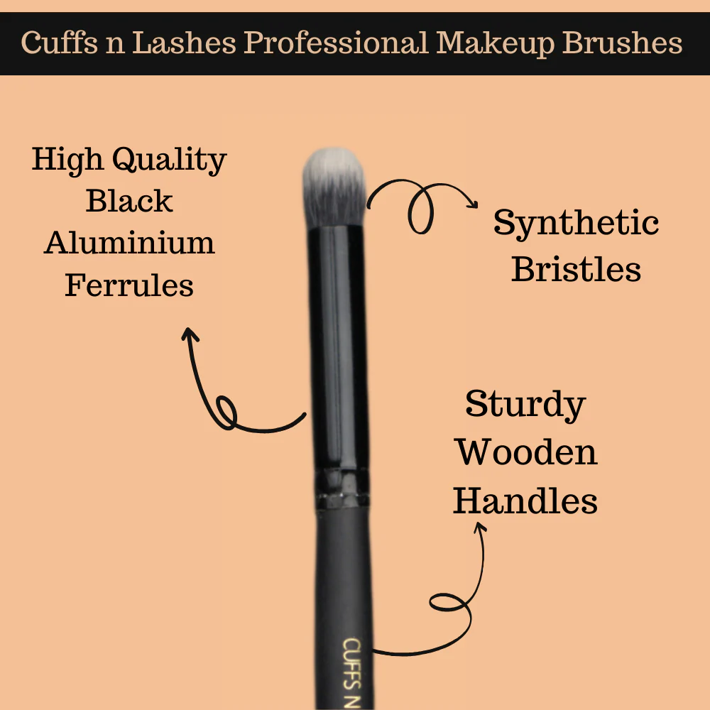 Cuffsnlashes Makeup Brushes E009 Big Crease Brush - Image 3