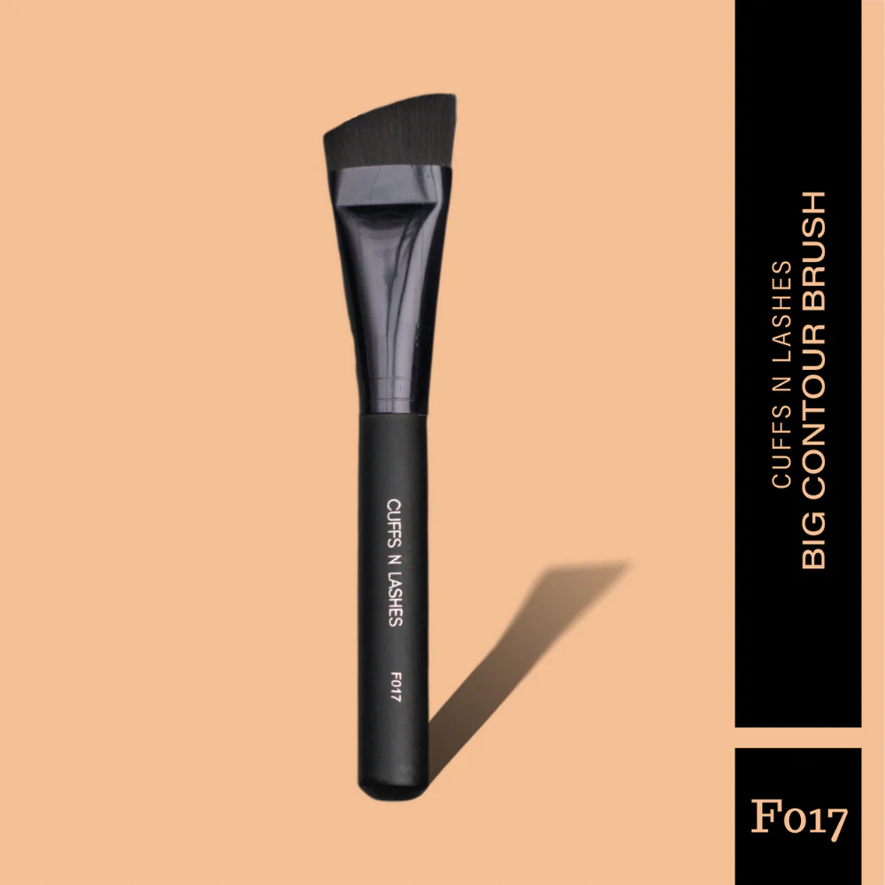 Cuffs N Lashes Makeup Brushes, F017 - Big Contour Brush - Image 3