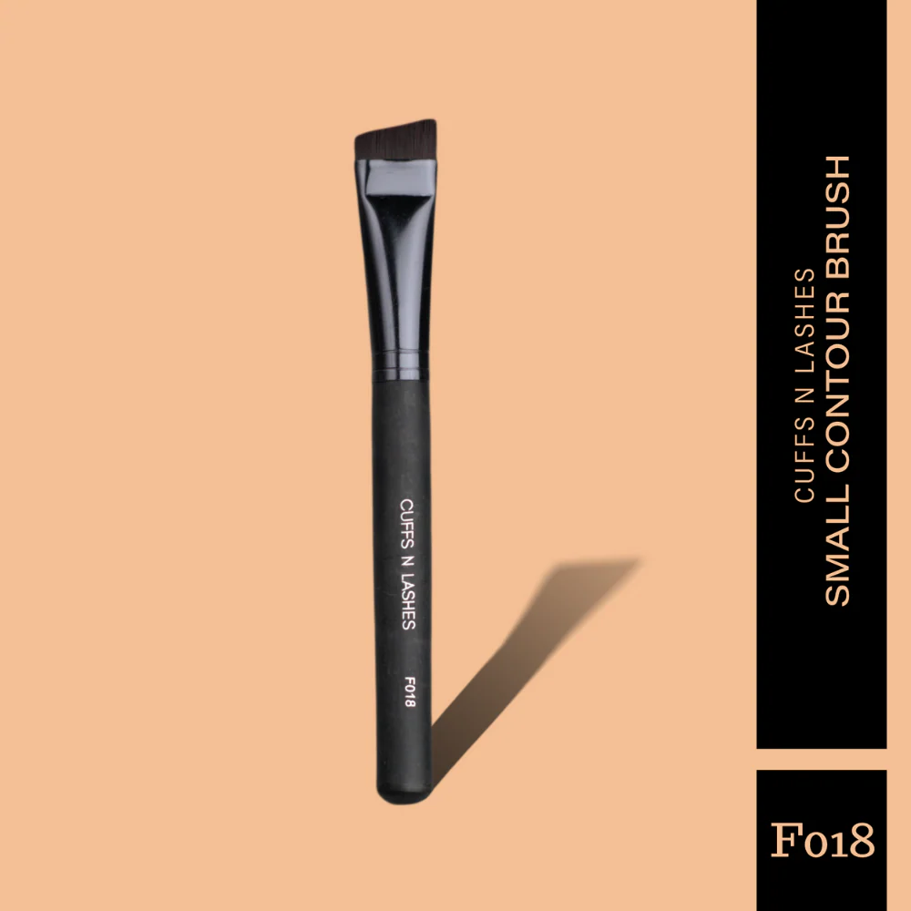 Cuffs N Lashes Makeup Brushes, F018 - Small Contour Brush - Image 3