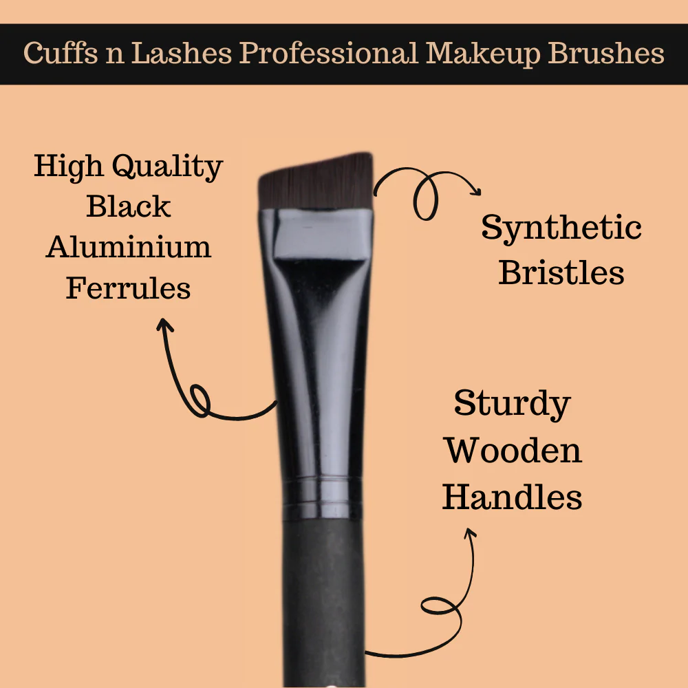 Cuffs N Lashes Makeup Brushes, F018 - Small Contour Brush - Image 4