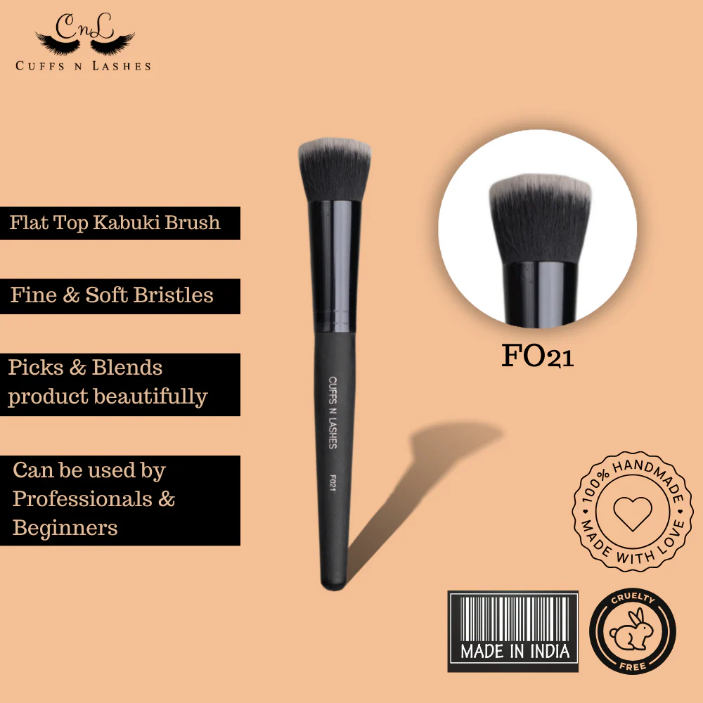 Cuffs N Lashes Makeup Brushes, F022 - Blush Brush - Image 3