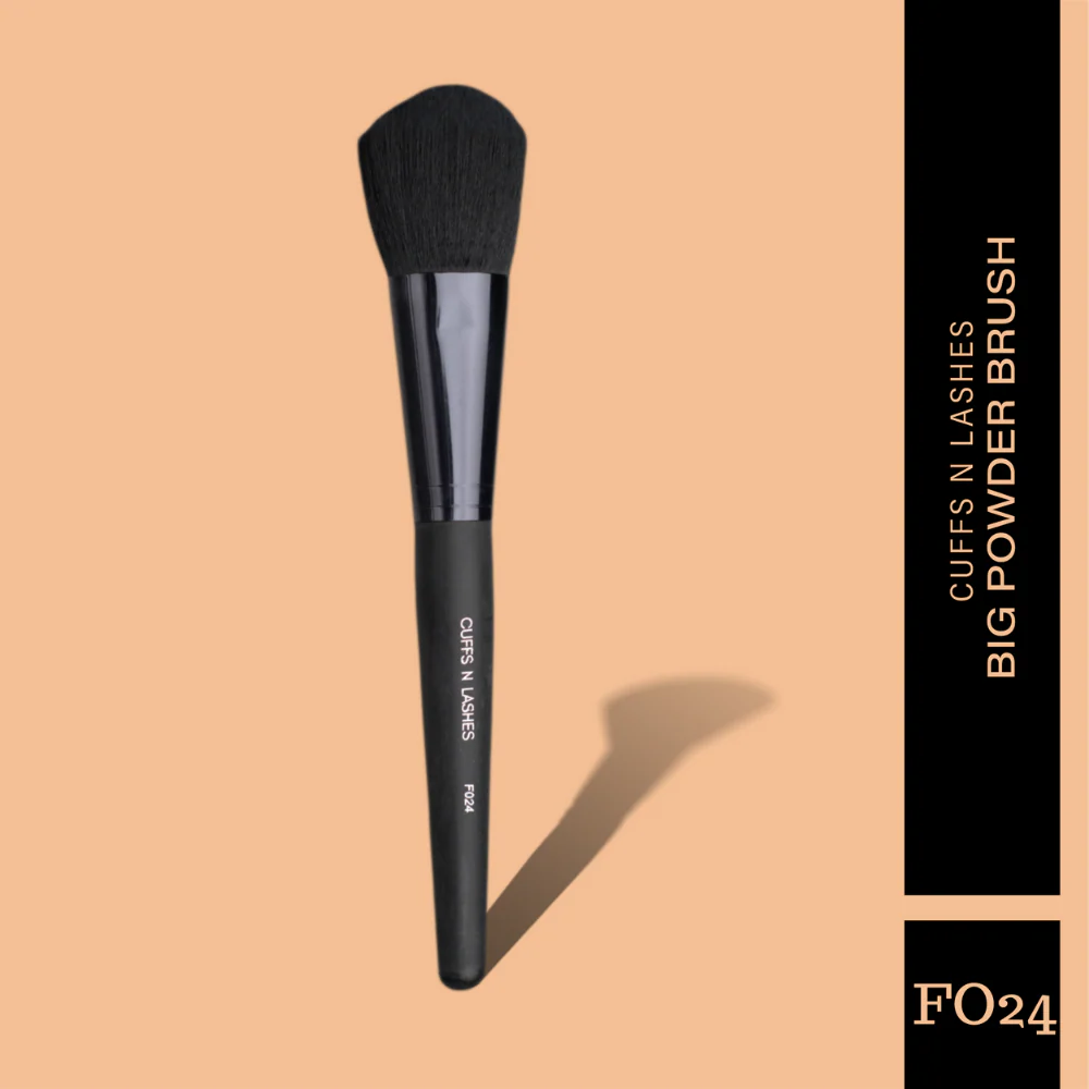 Cuffs N Lashes Makeup Brushes, F024 - Big Powder Brush - Image 3