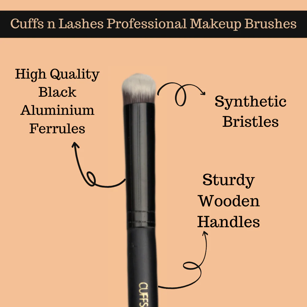 Cuffs N Lashes Makeup Brushes, F011 Concealor Brush - Image 3